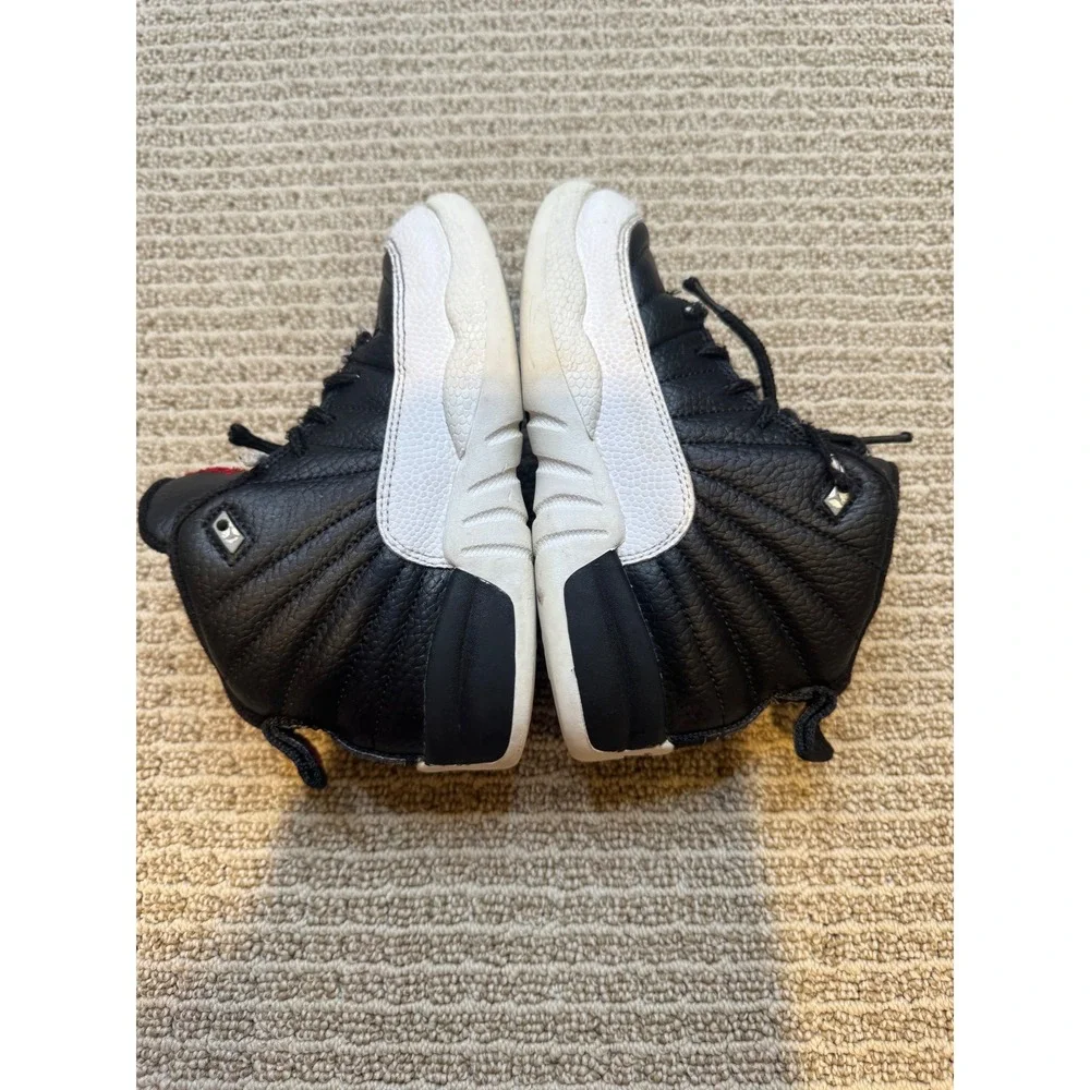 Nike Air Jordan 12 Retro Playoffs Size 13C Black White Red‎ Basketball Shoes